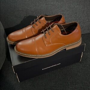 Bruno Marc Boys Dress Oxford- Brown